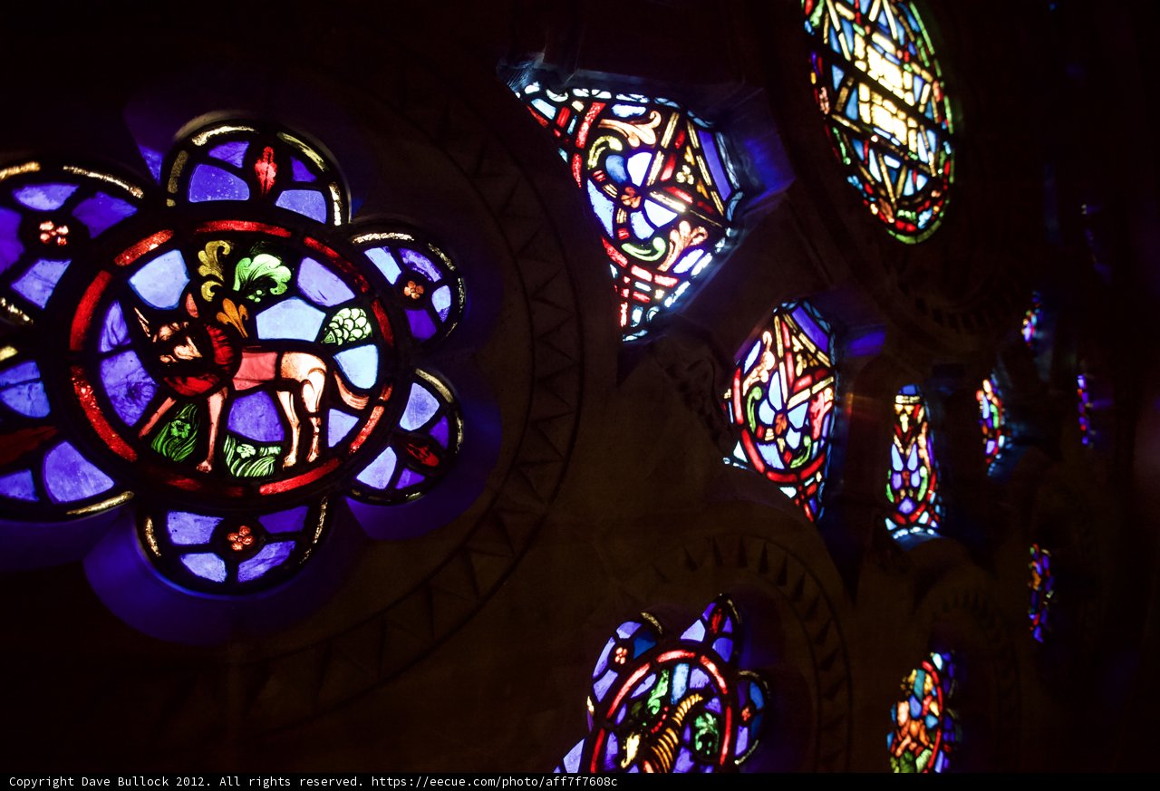 Colorful Artistry in Sainte-Sophie-de-l'Tags Cathedral