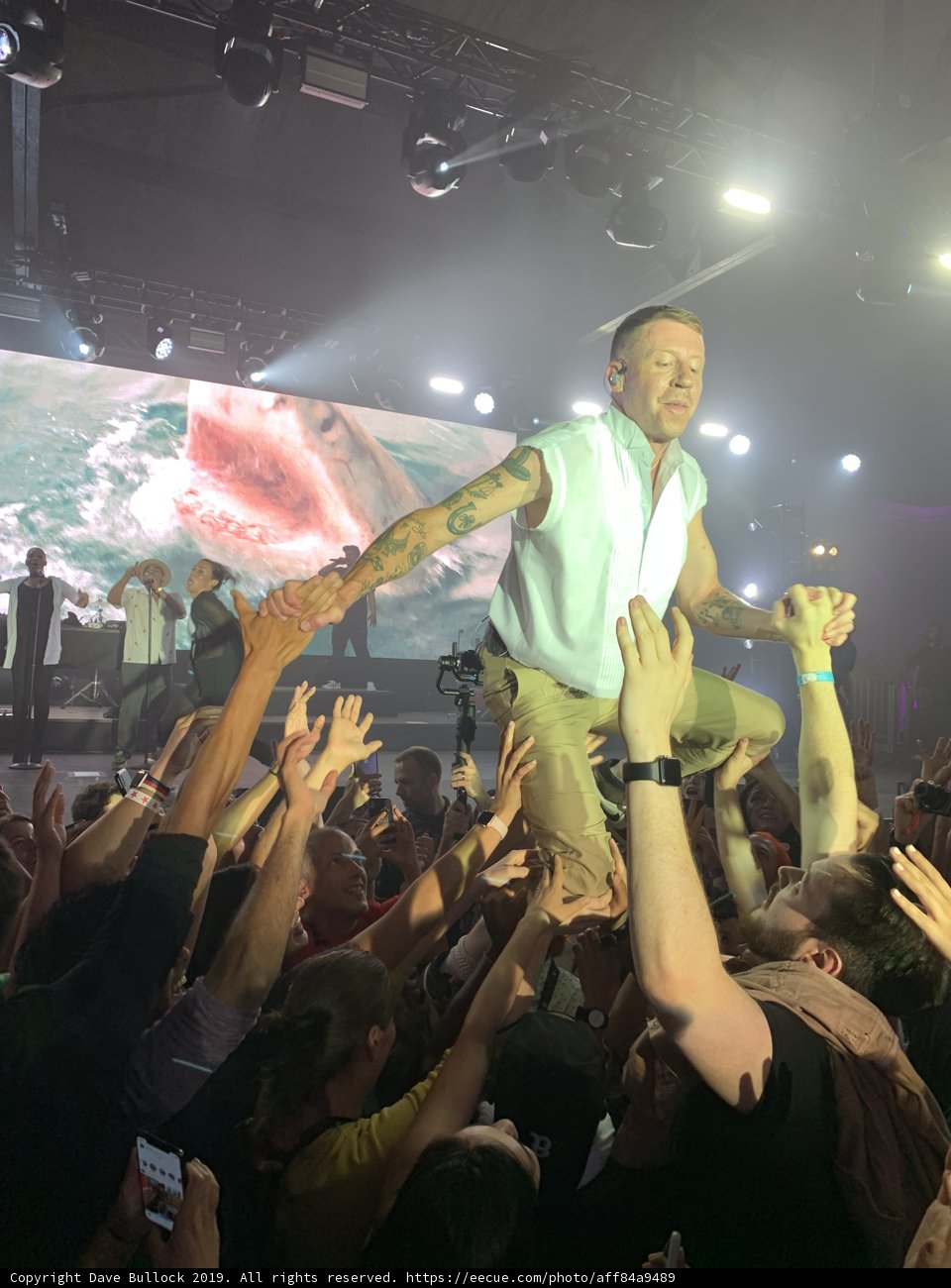 Macklemore Rocking the Crowd