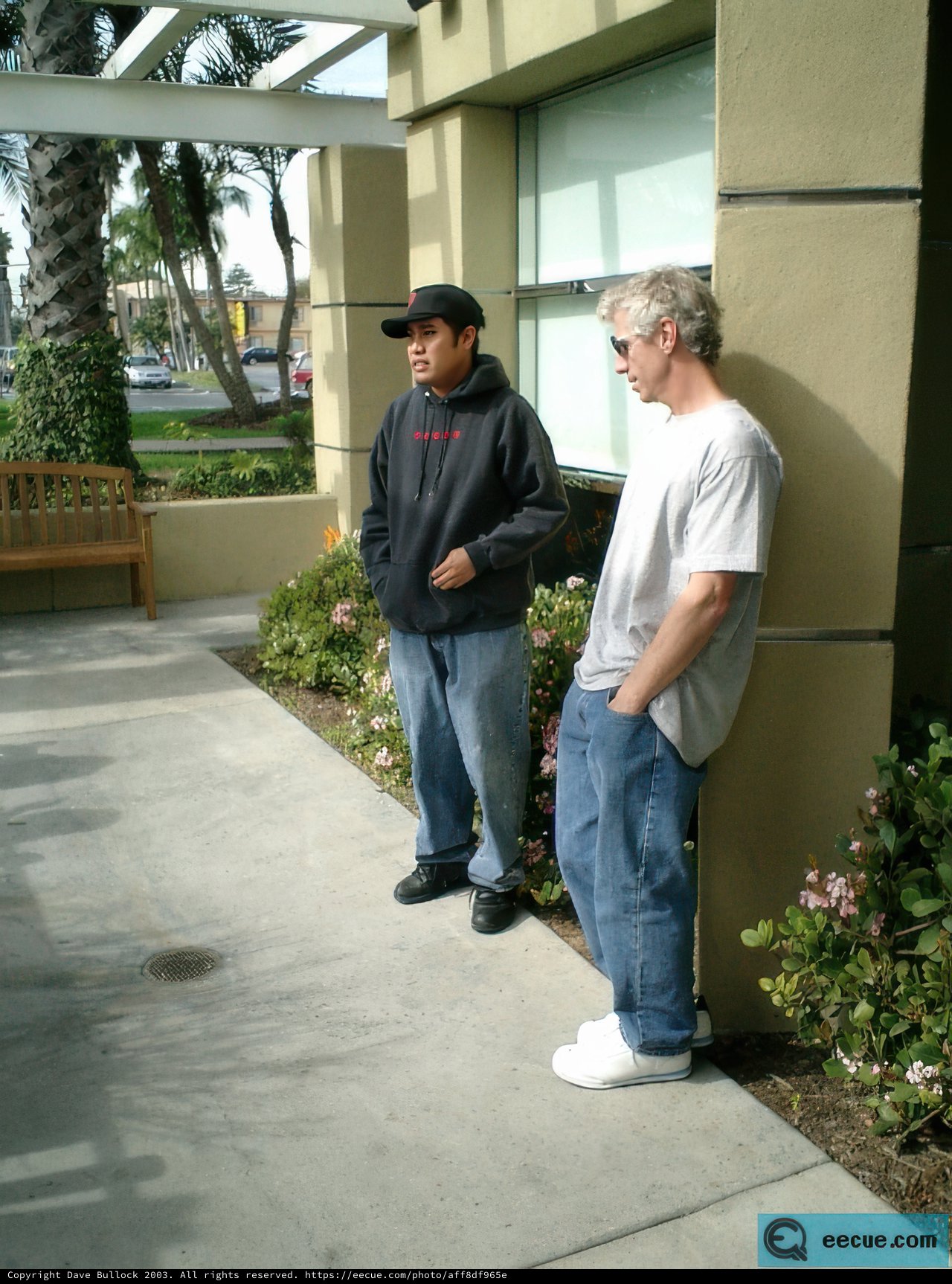 Two Friends Enjoying Outdoors