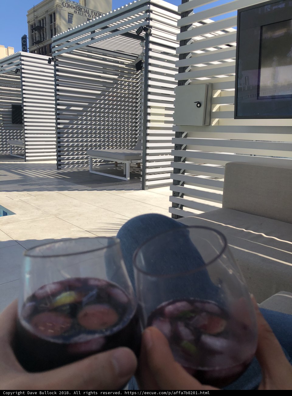 Poolside Wine Tasting