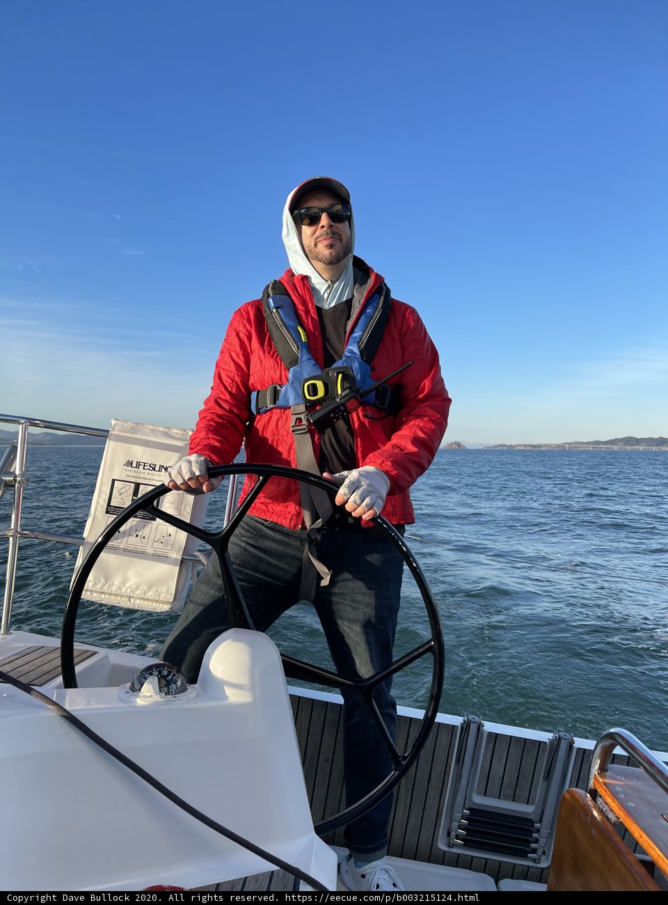 Captain Dave B at the Helm