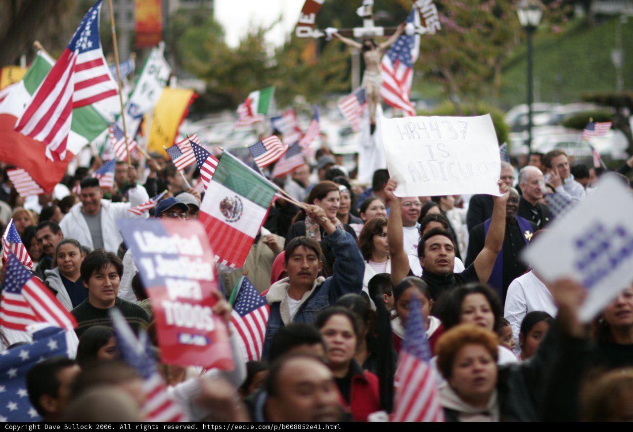 Patriotic Crowd