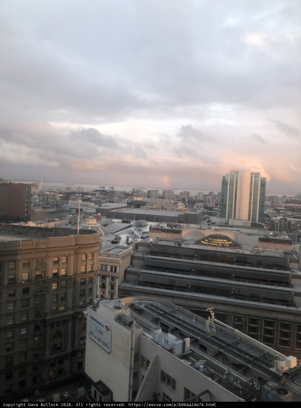 City View from High Rise Apartment