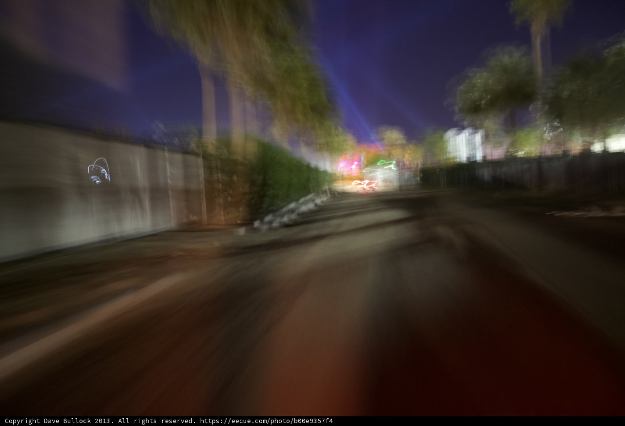 Nighttime Drive through the City
