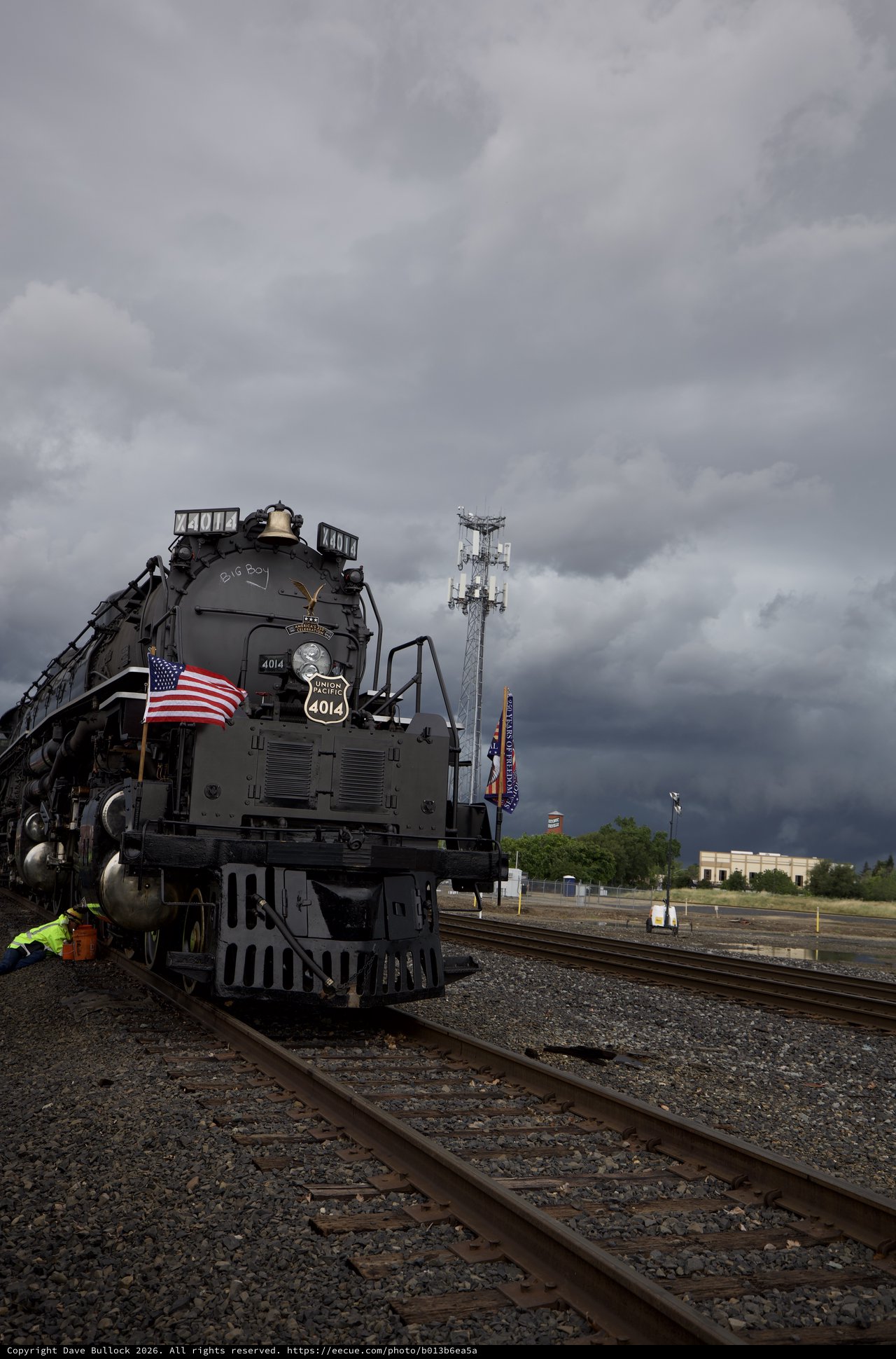 Union Pacific Big Boy 4014 Under Stormy Skies