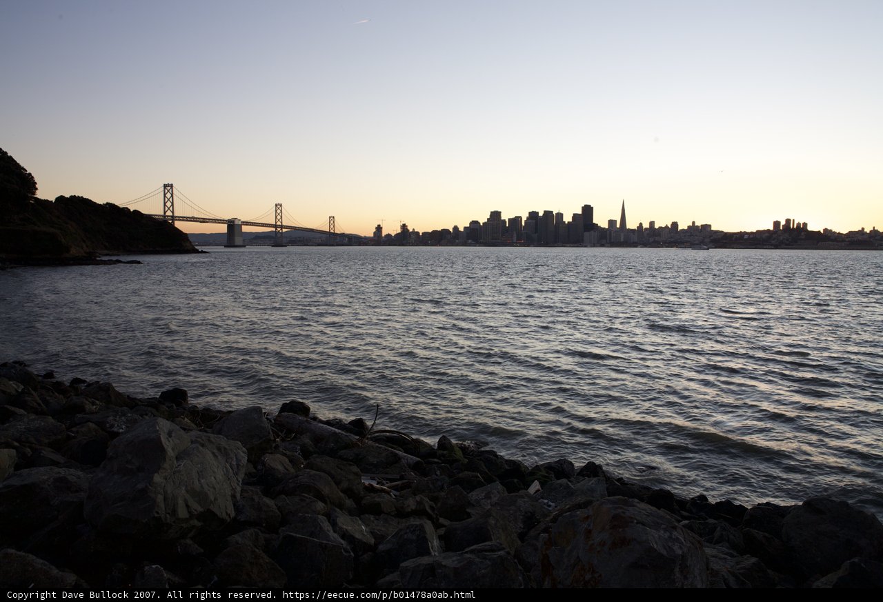 Sunset over San Francisco's Golden Gate Bridge