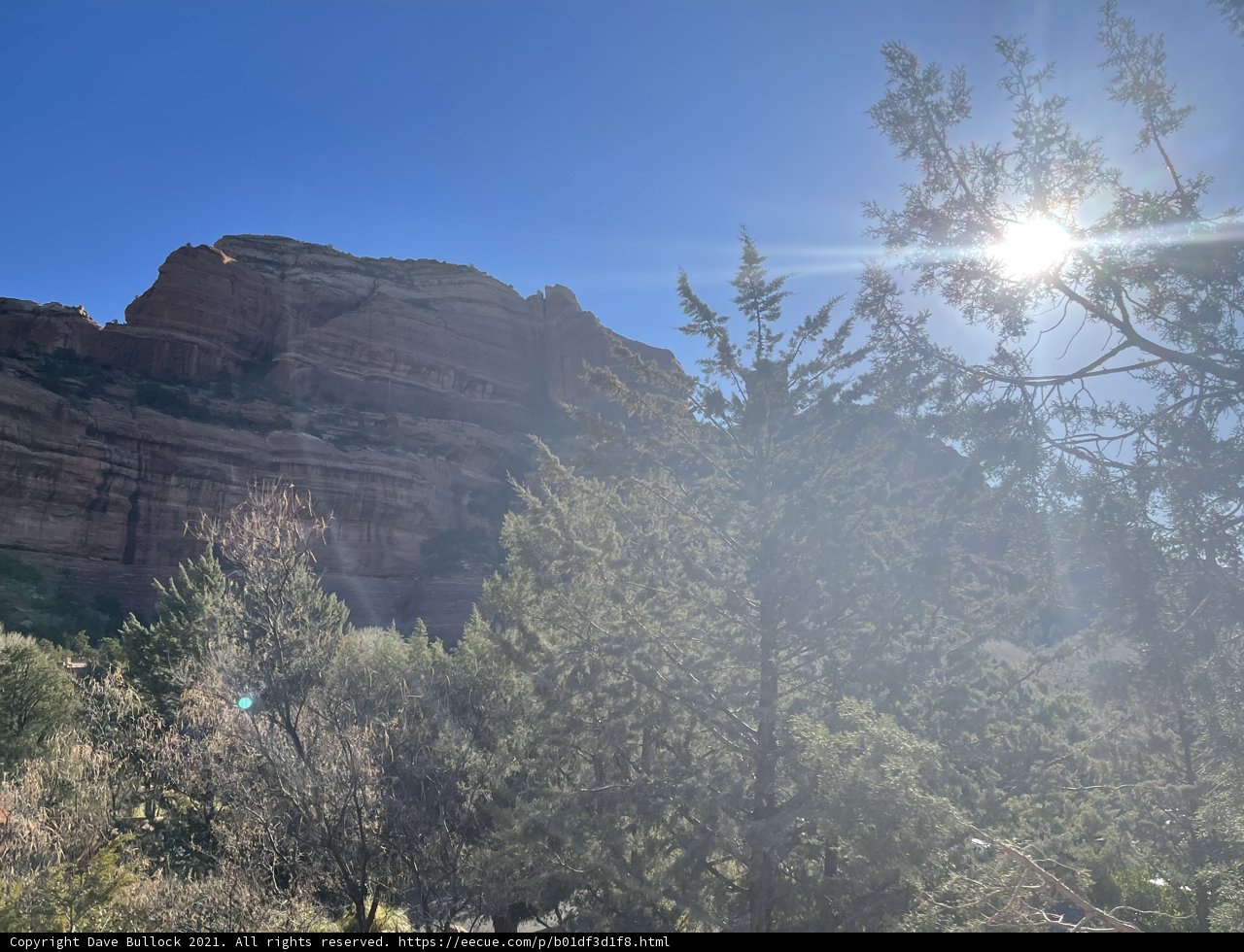 Radiant Sunlight over Sedona's Red Rocks