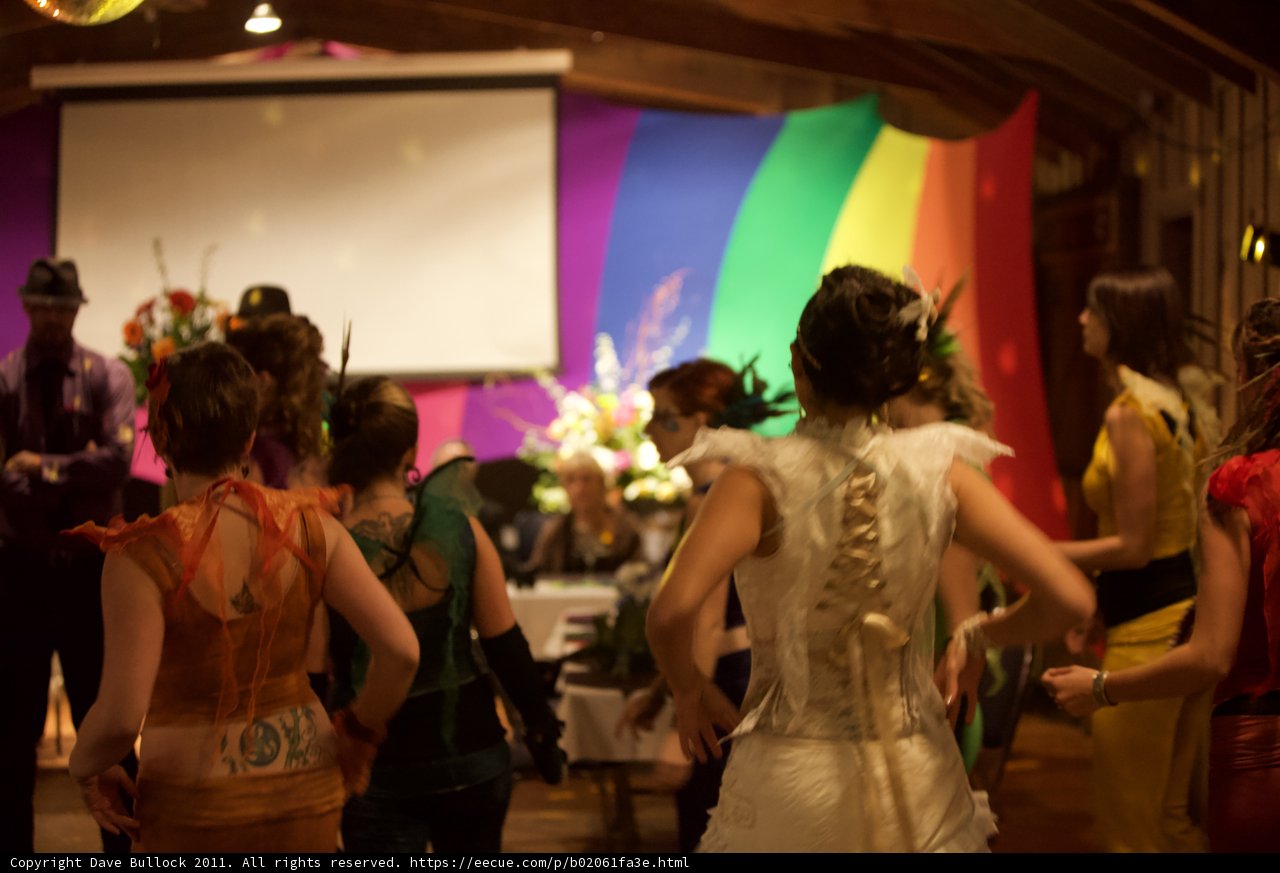 Dancing Under the Projector Screen
