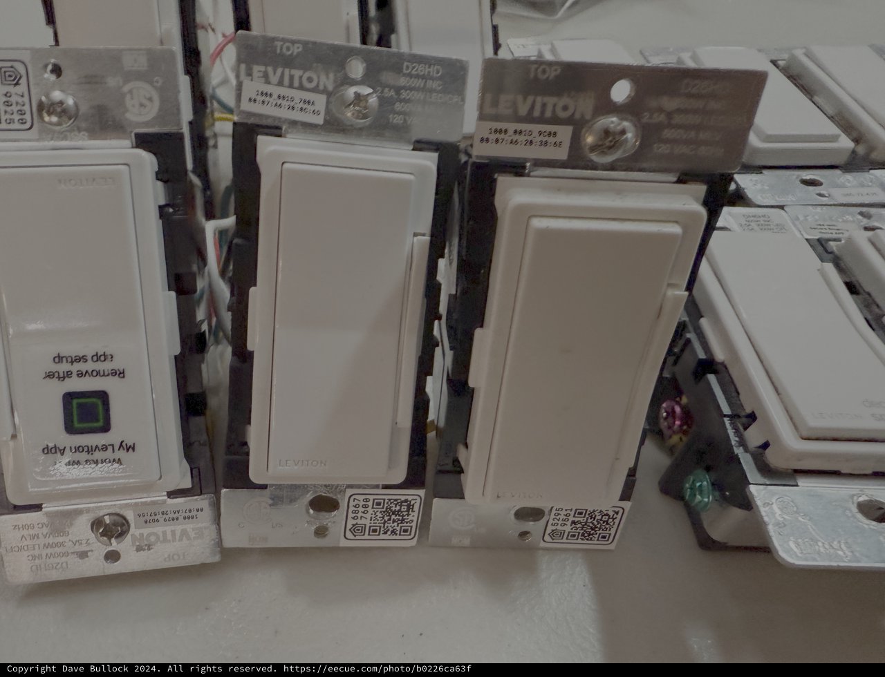 Smart Home Light Switches Display