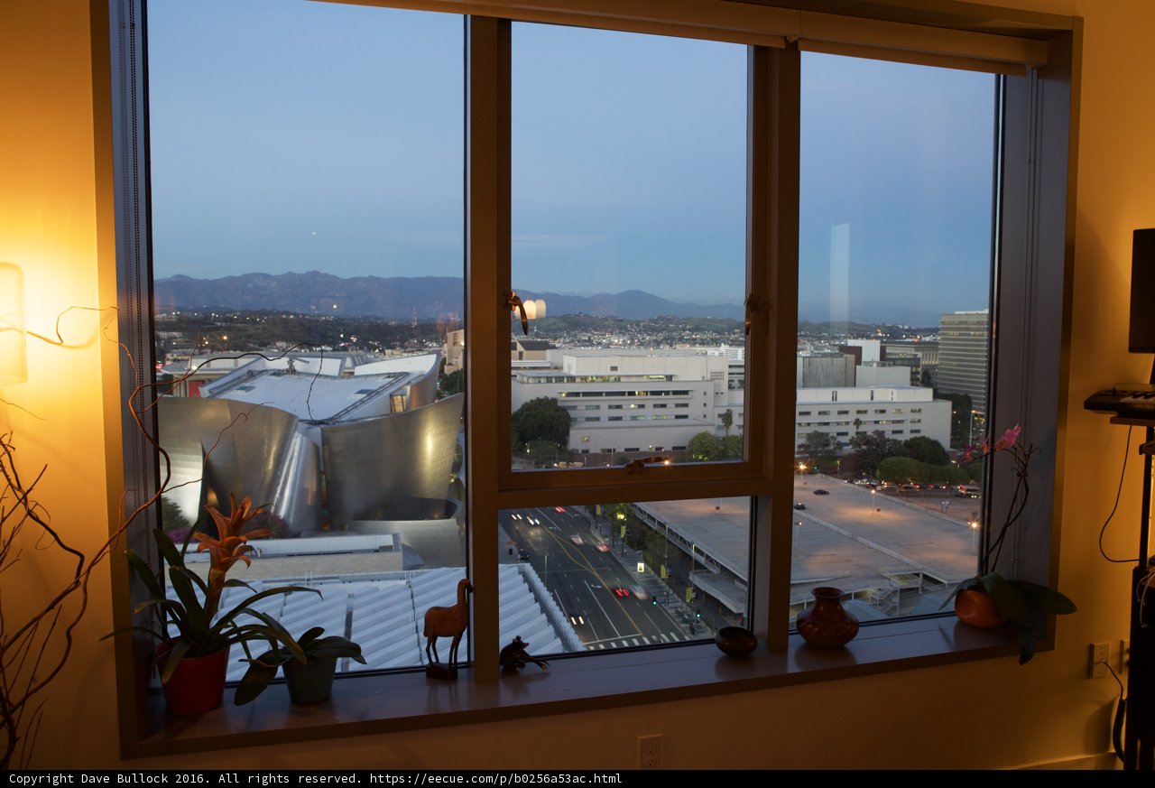Cityscape View from a Window