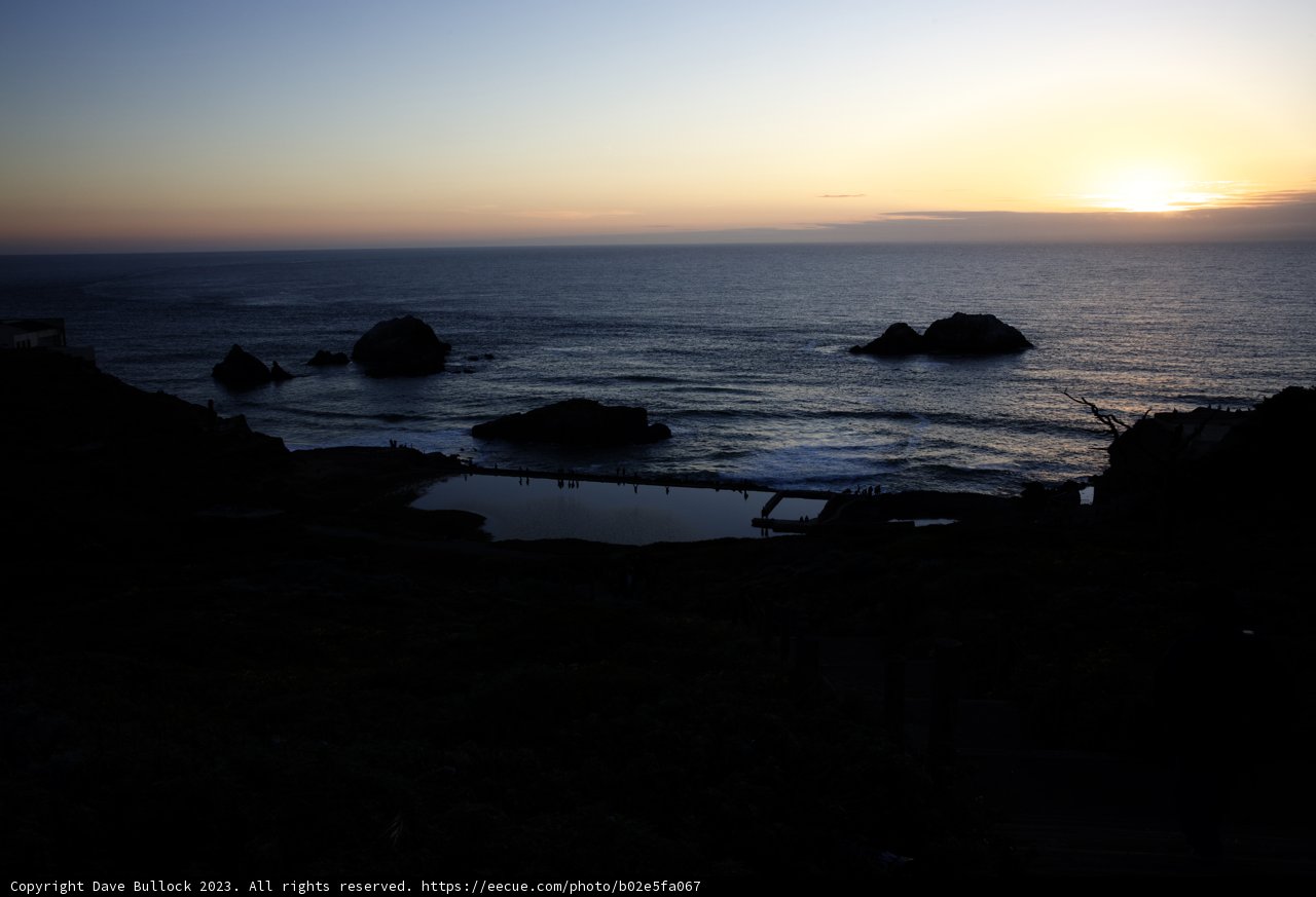 Sunset Stroll at Sutro Baths