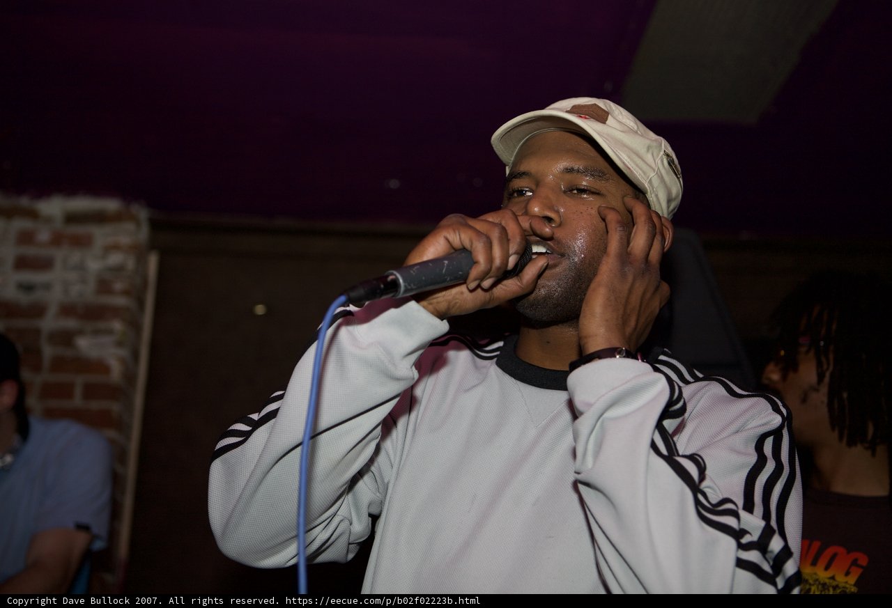 Singing his heart out