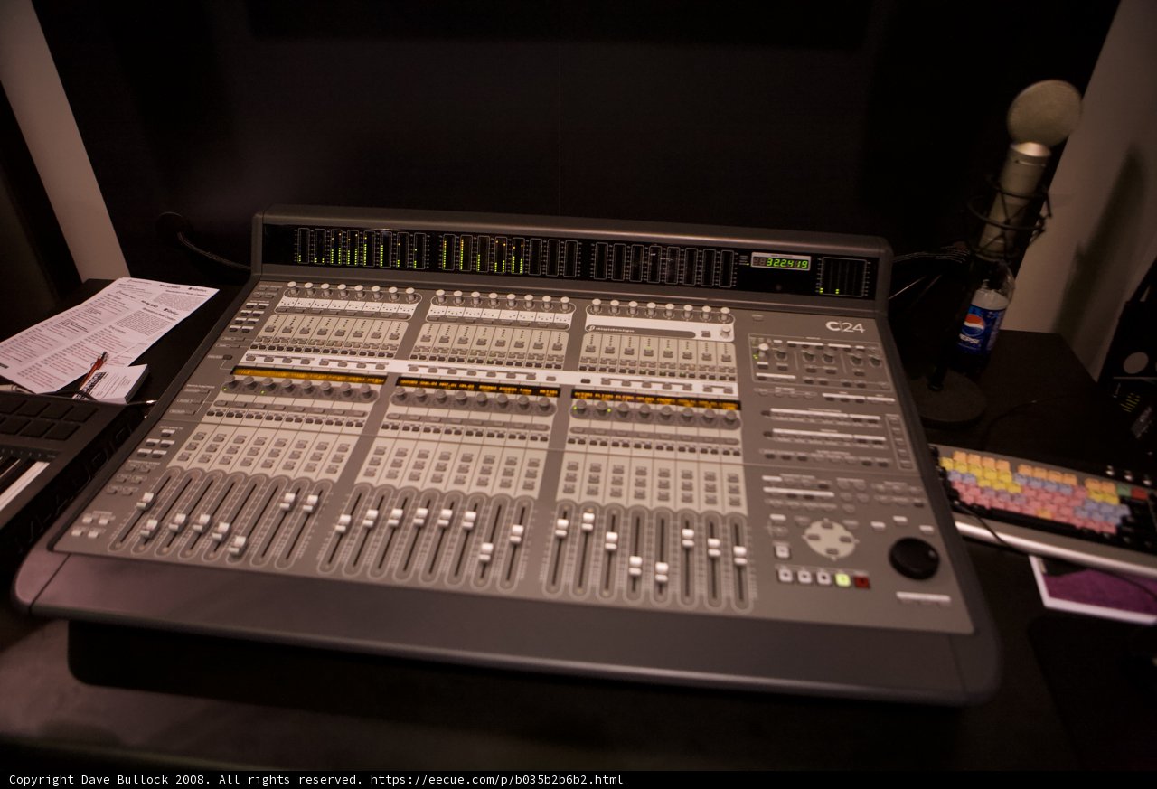 Studio Soundboard with High-Tech Electronics