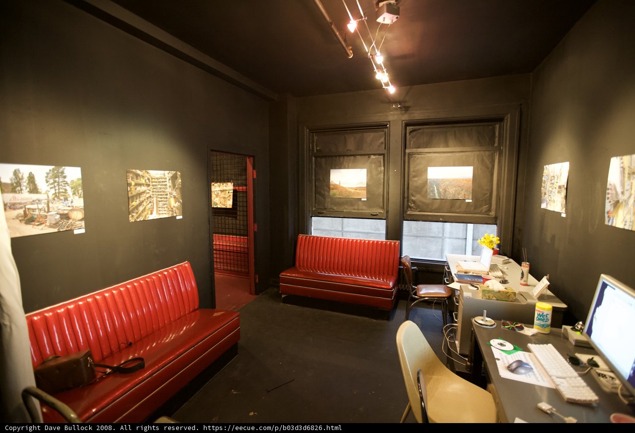 Red Couch in a Cozy Living Room