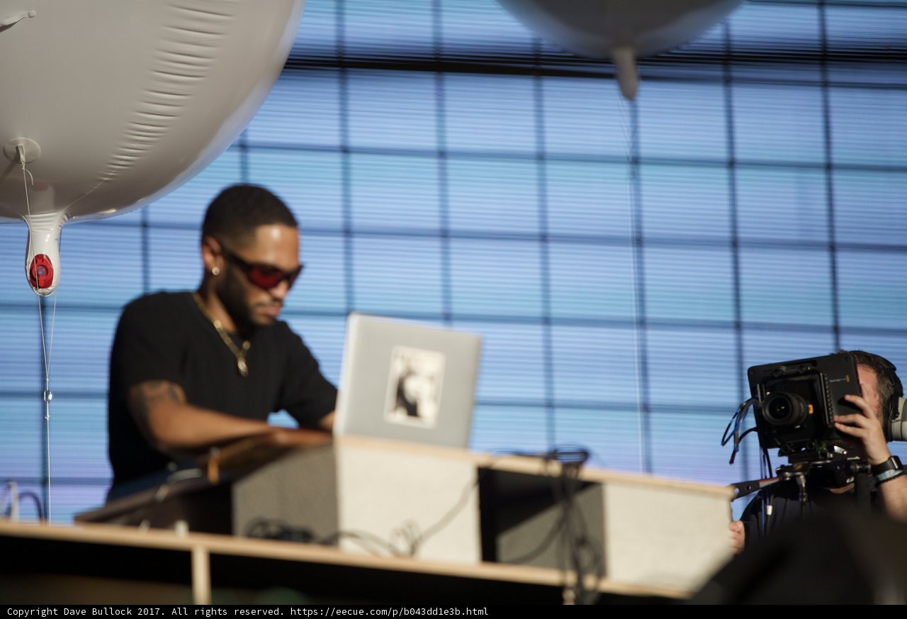 Kaytranada Gets Some Work Done