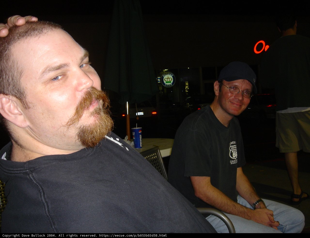 Black-Shirted Man with Flea F