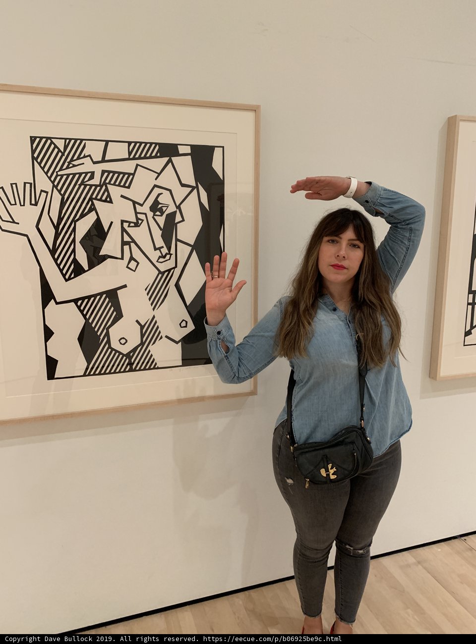 Posing with Art