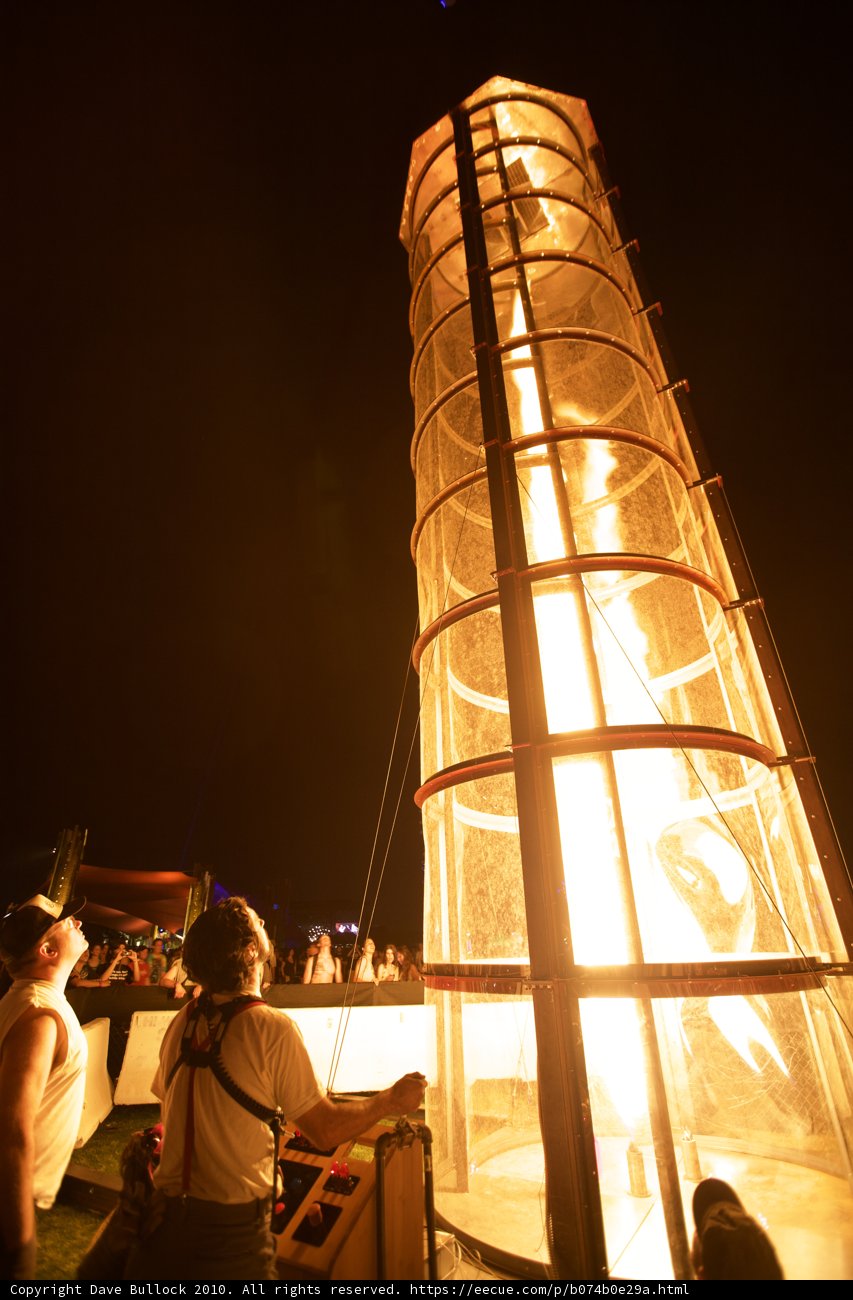 Nighttime Bonfire