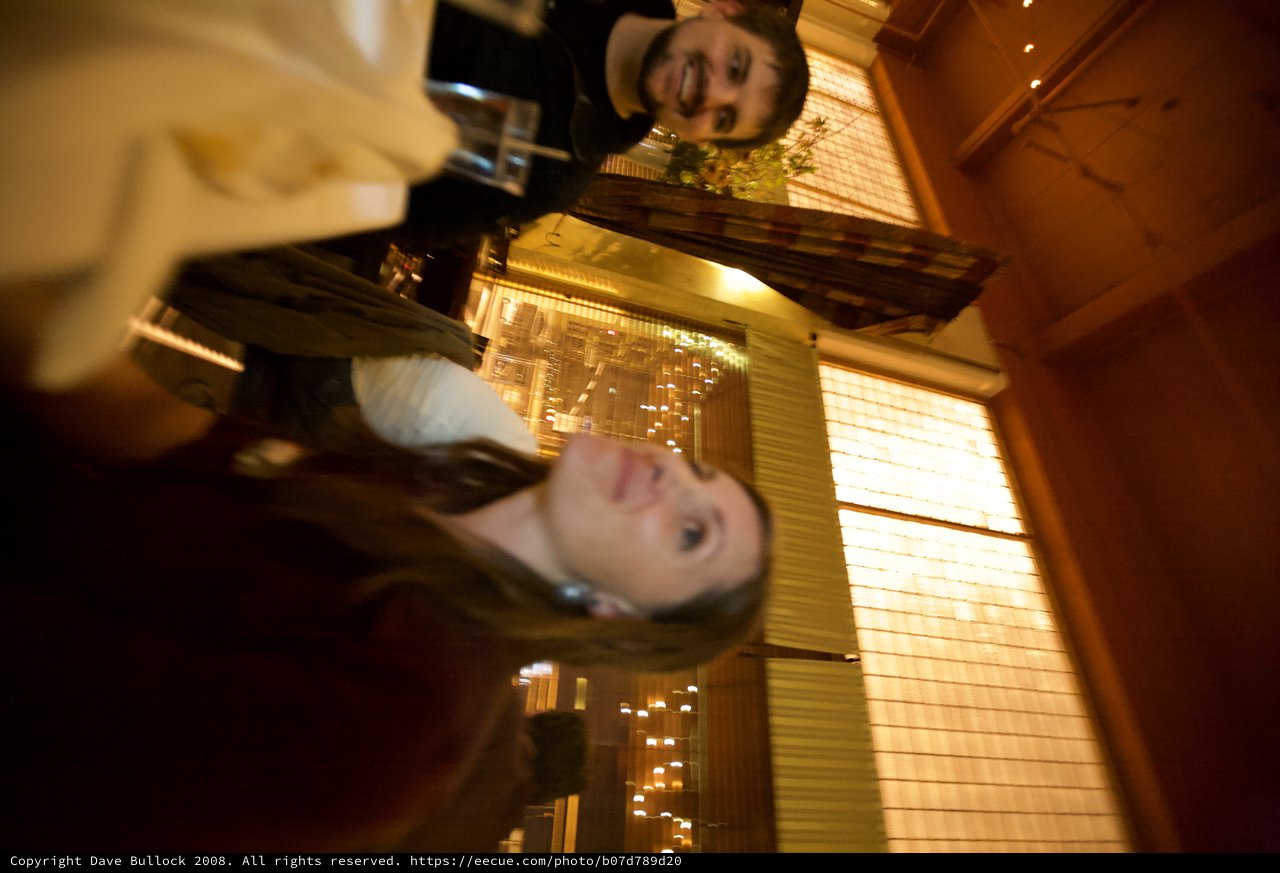 Election Night Joy at a Warmly Lit Restaurant