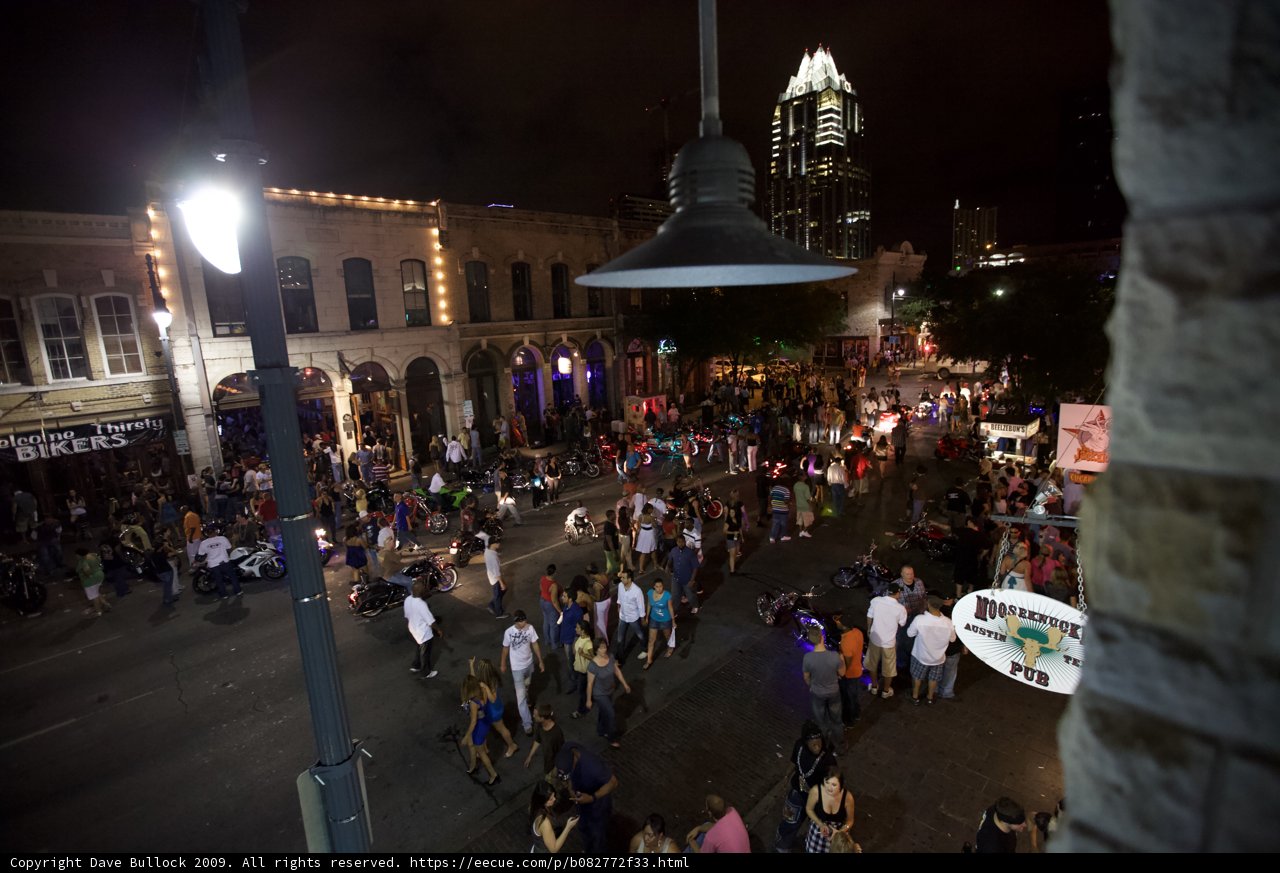 Nighttime Fun at Austin Street Festival