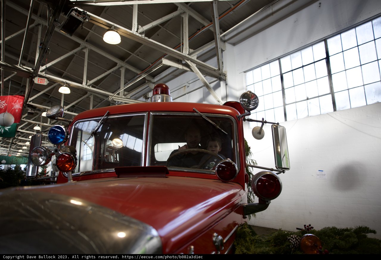 The Antique Firetruck at Fort Mason, 2023.
