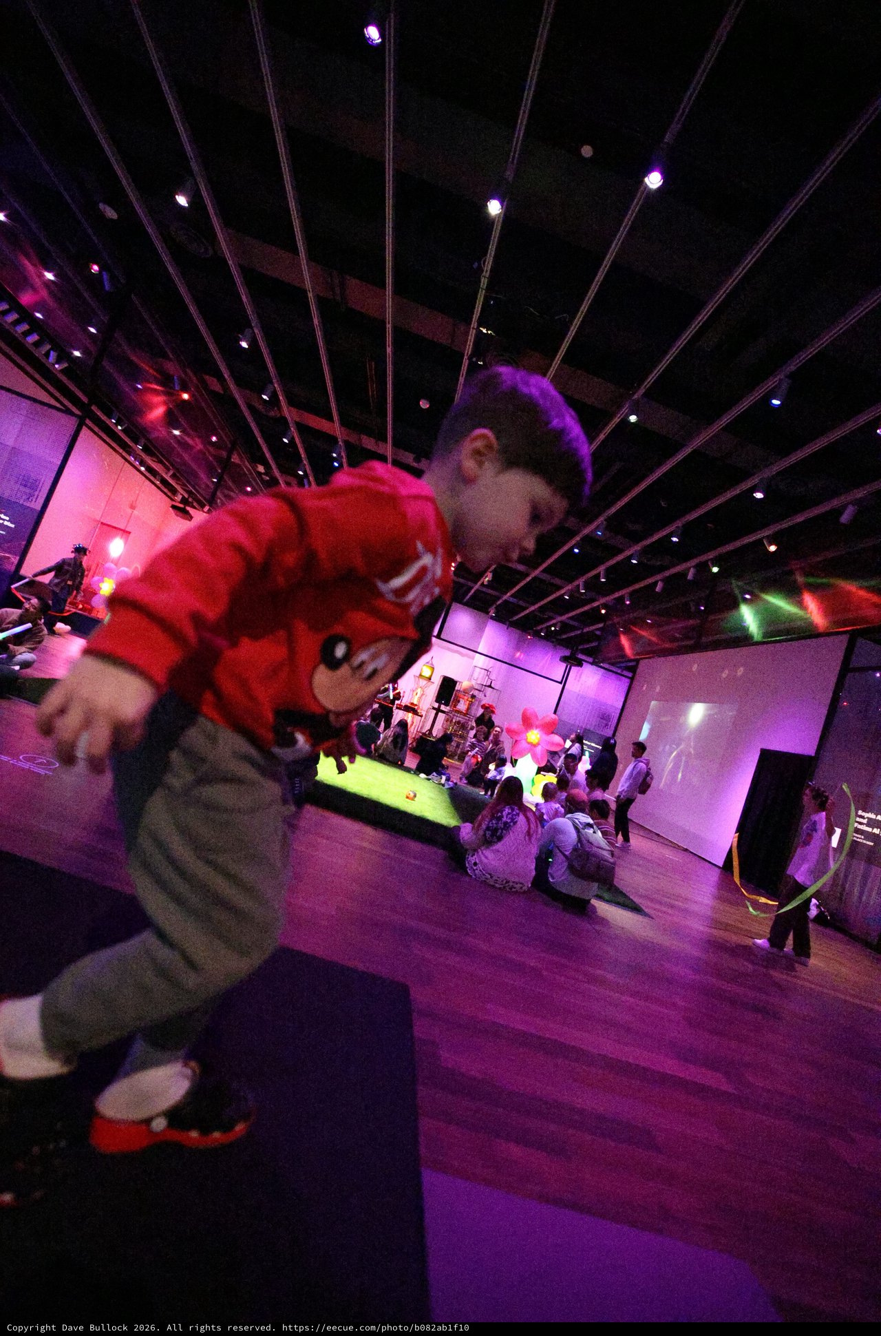 Child Dancing at Baby Rave Event