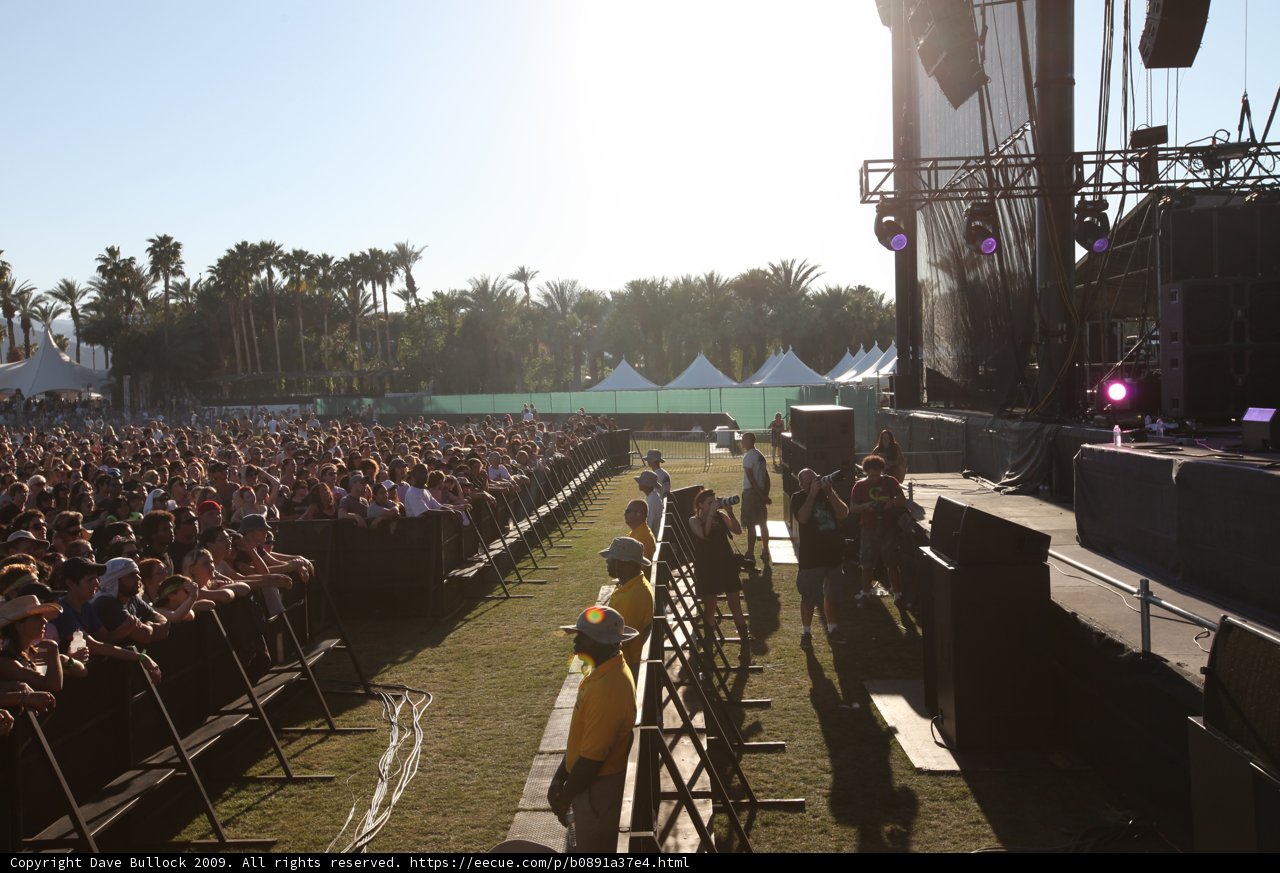Sun-kissed Concert Crowd