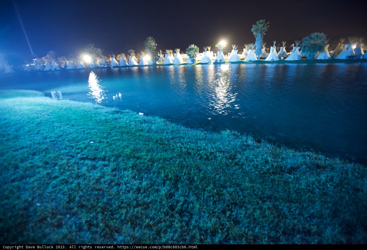 Night Lights on the Lagoon
