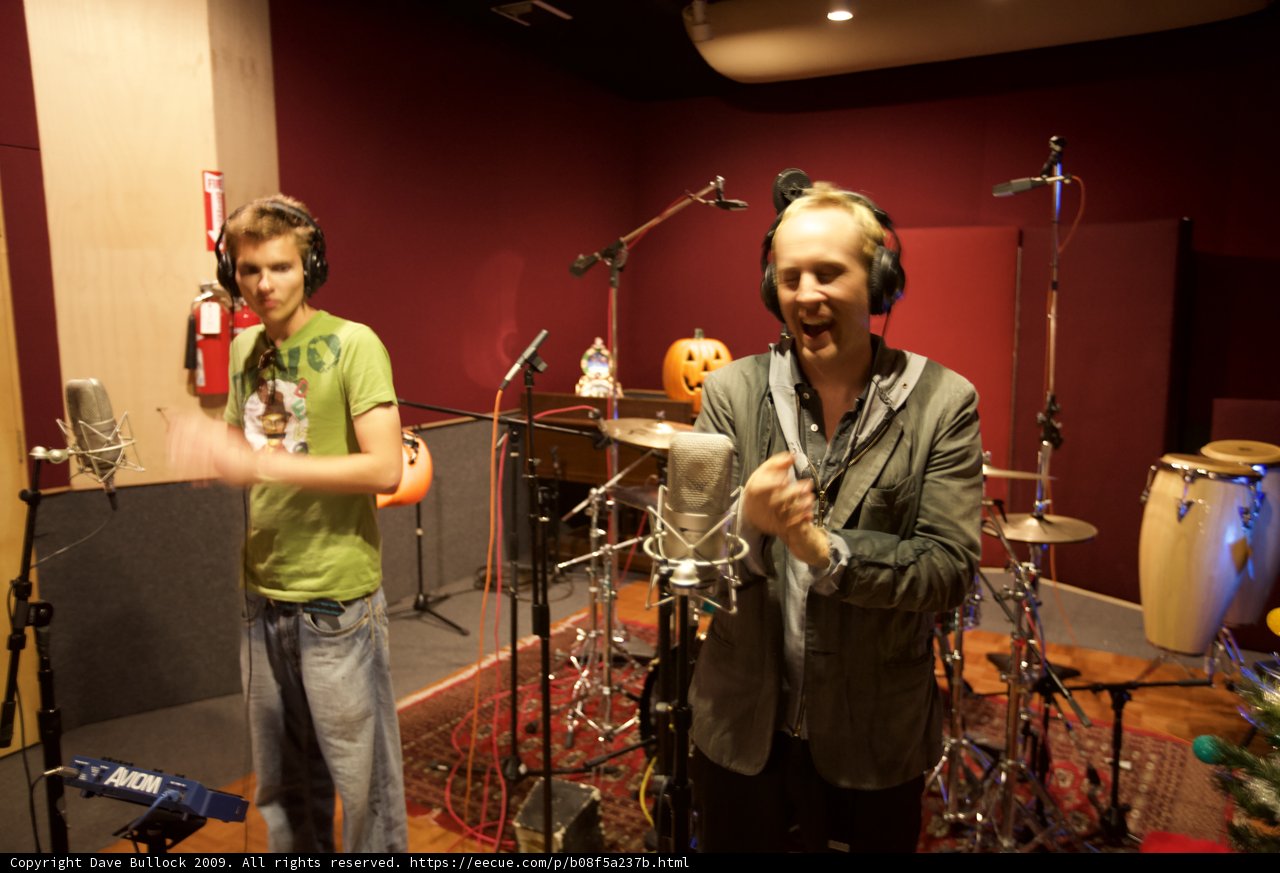 Recording Session with the Josh Freese Band