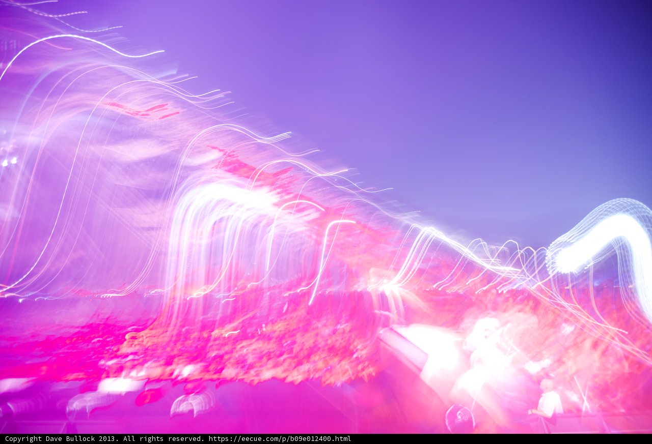 Purple Jellyfish Light Show