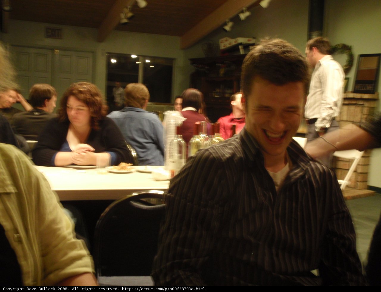 Dining at the Wedding Reception
