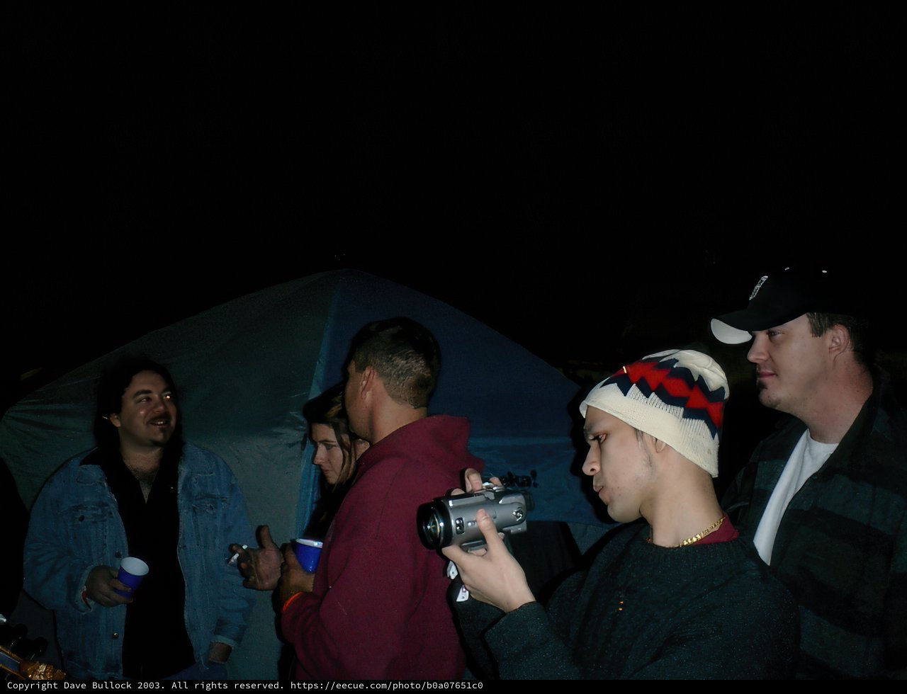 Nighttime Fun at Coachella Camping