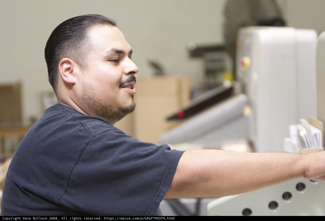 Focused Man at Work