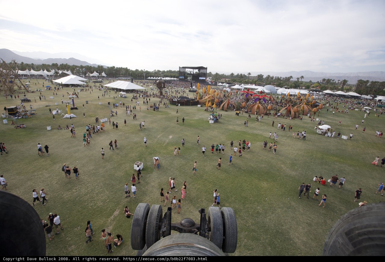 Over the Crowd at Coachella