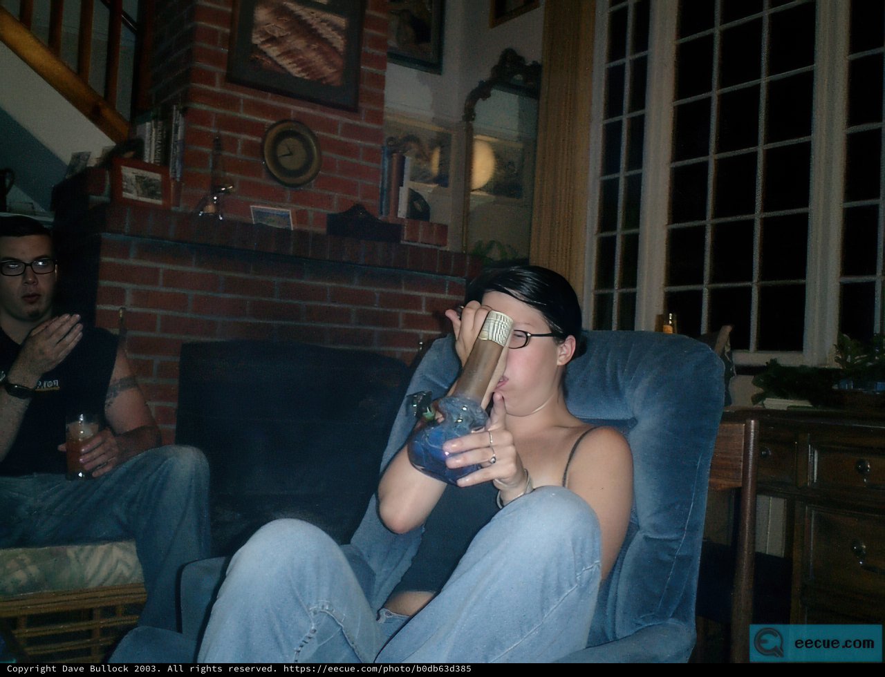 Relaxing with a Drink