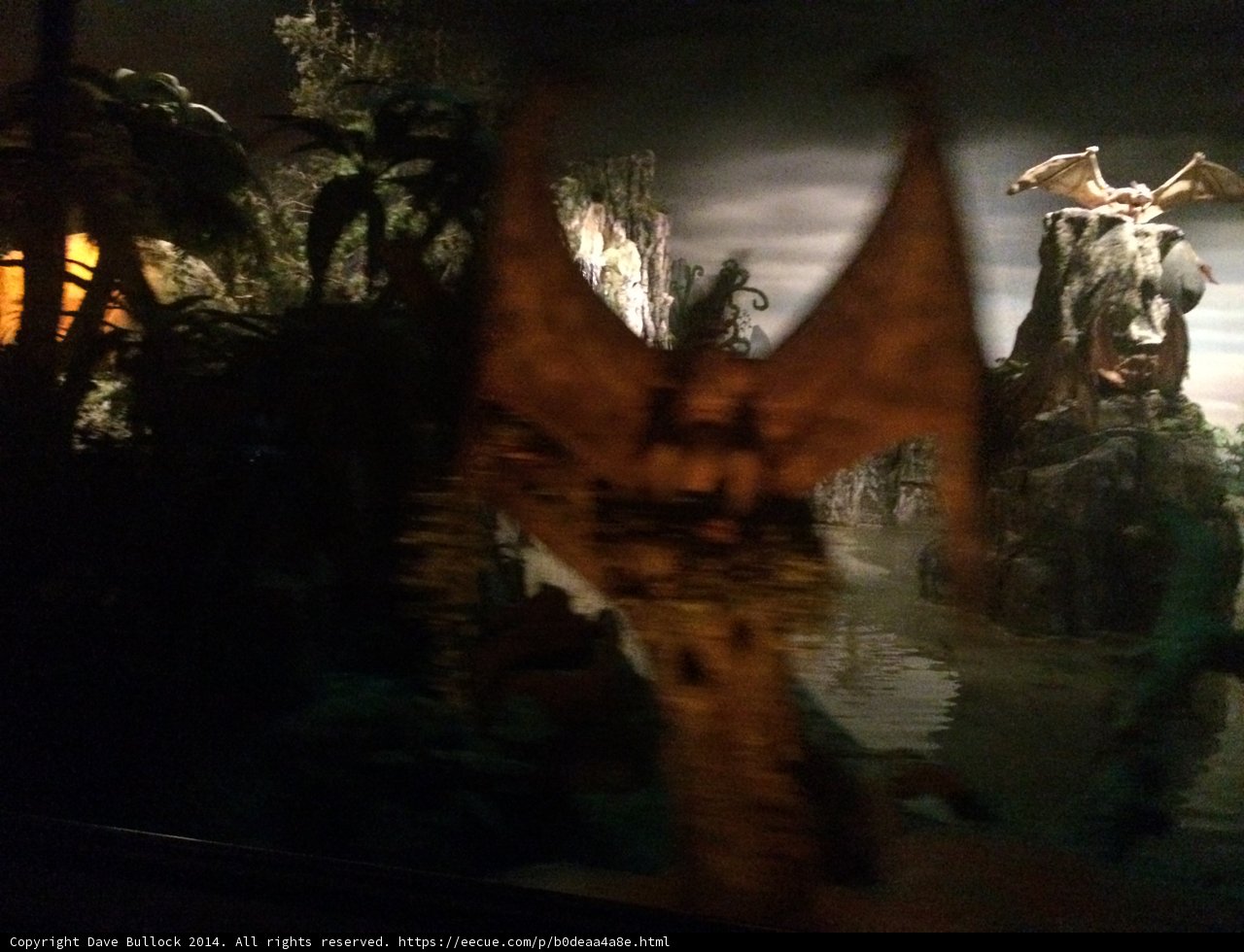Dragon's Flight Over a Night Jungle