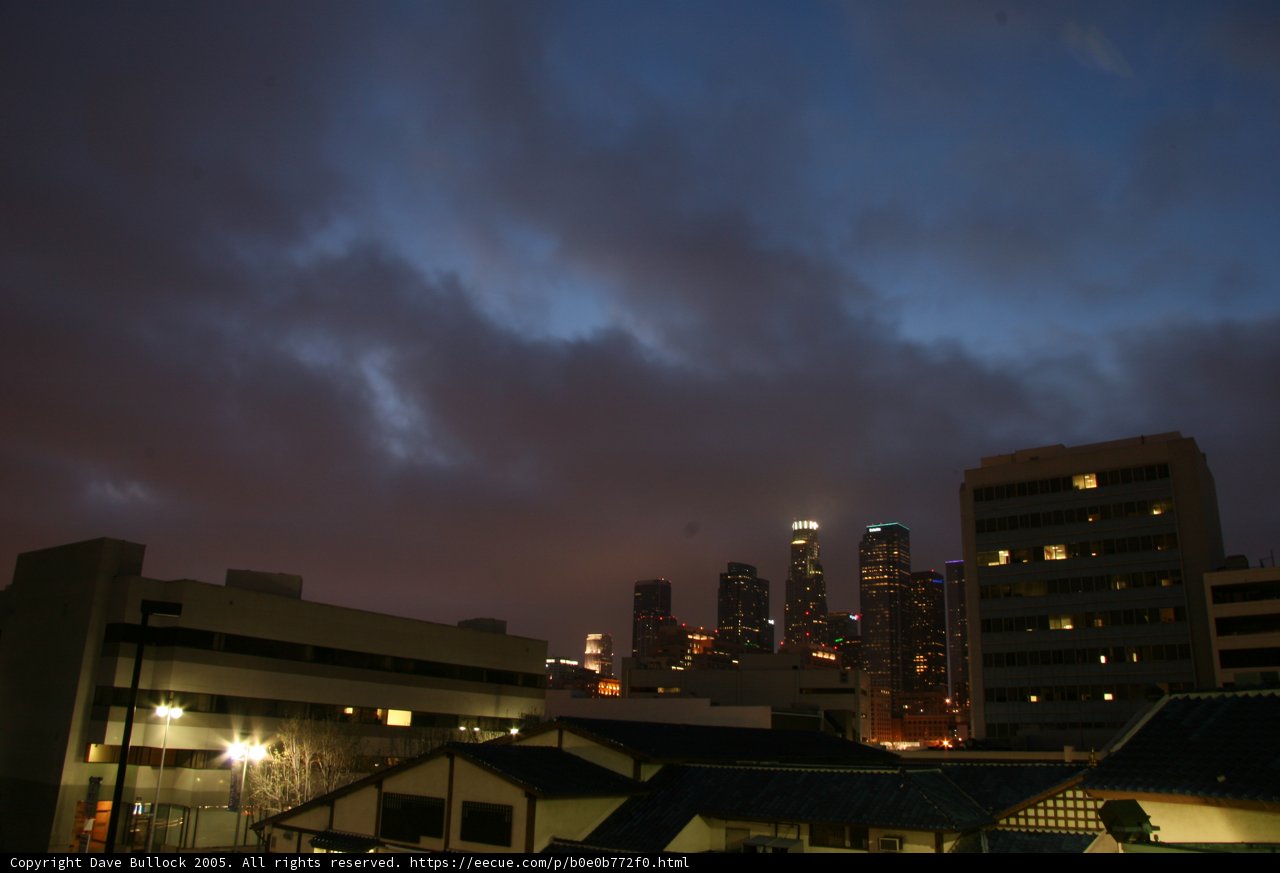 The City of Angels at Night