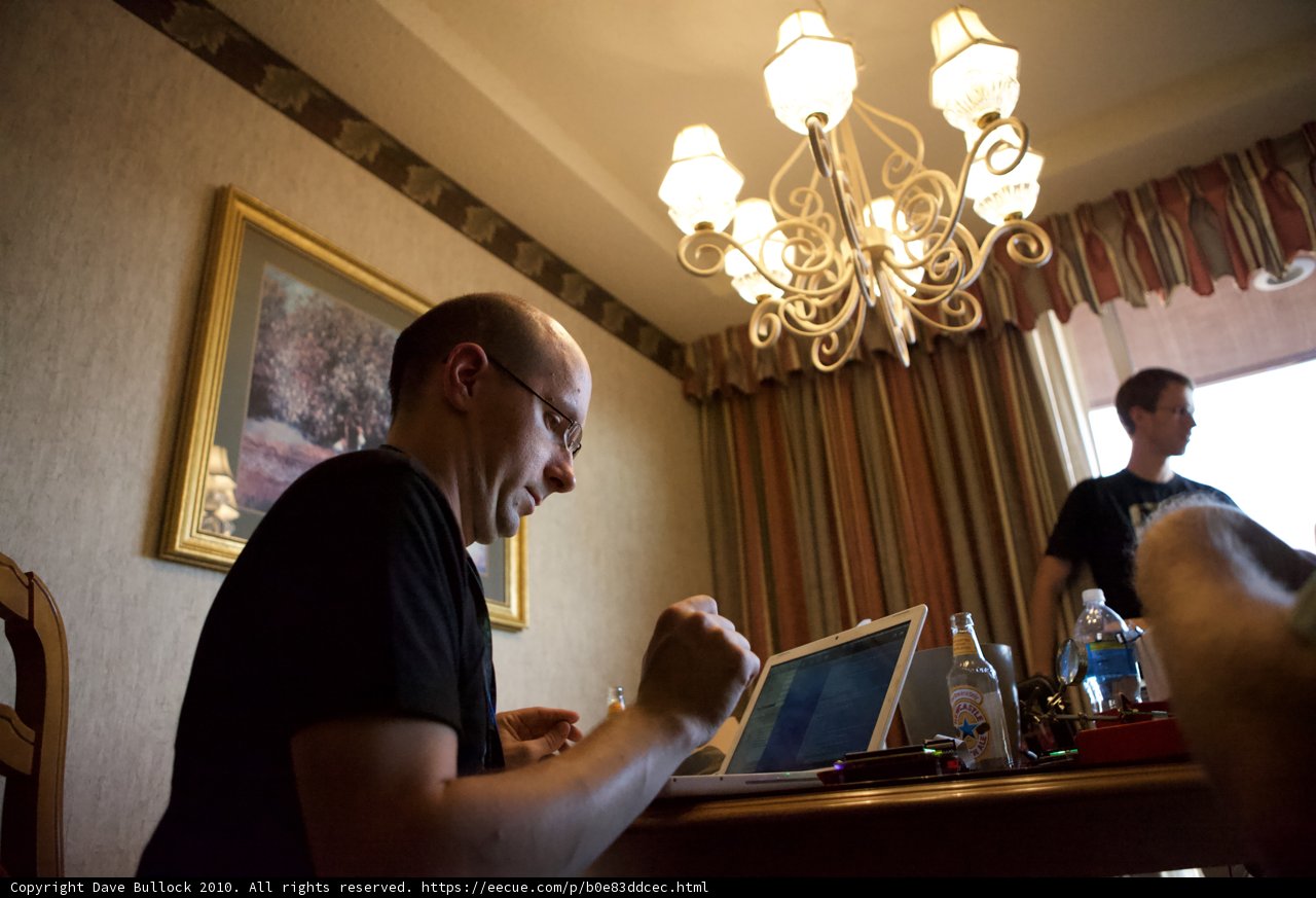 Laptop at the Center of the Action
