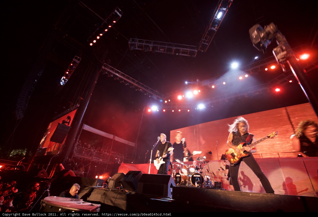 Big Four Festival: James Hetfield Shining on Stage