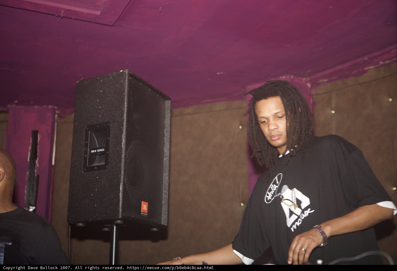 Standing Strong Caption: Respect Bailey rocks the speakers with his dreadlocks and music on March 16, 2007.