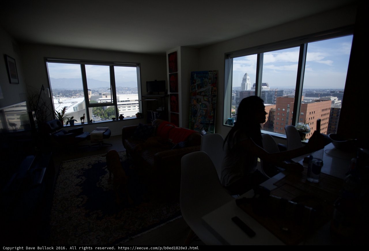 City Views from the Cozy Living Room