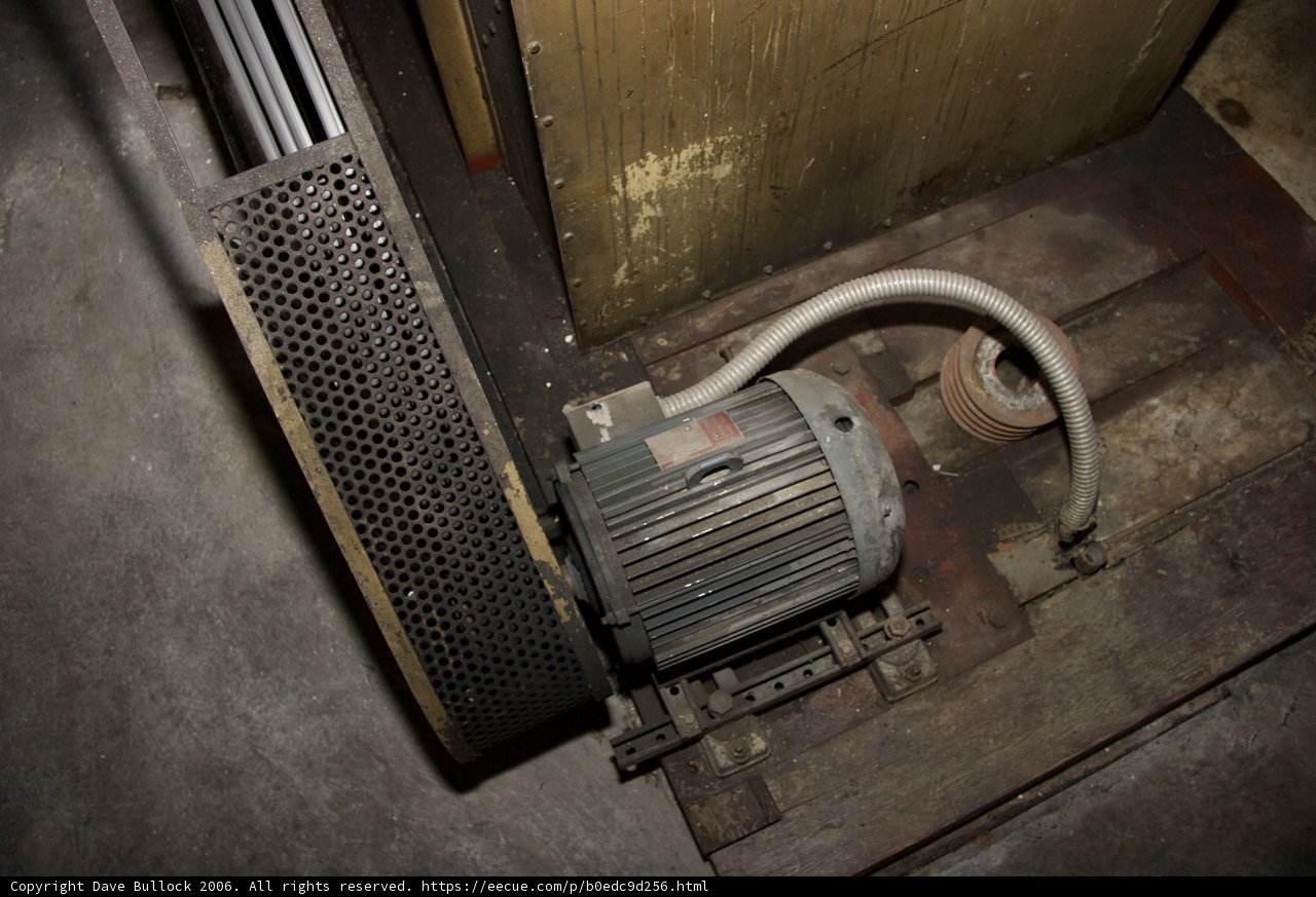 Motor and Metal Grate