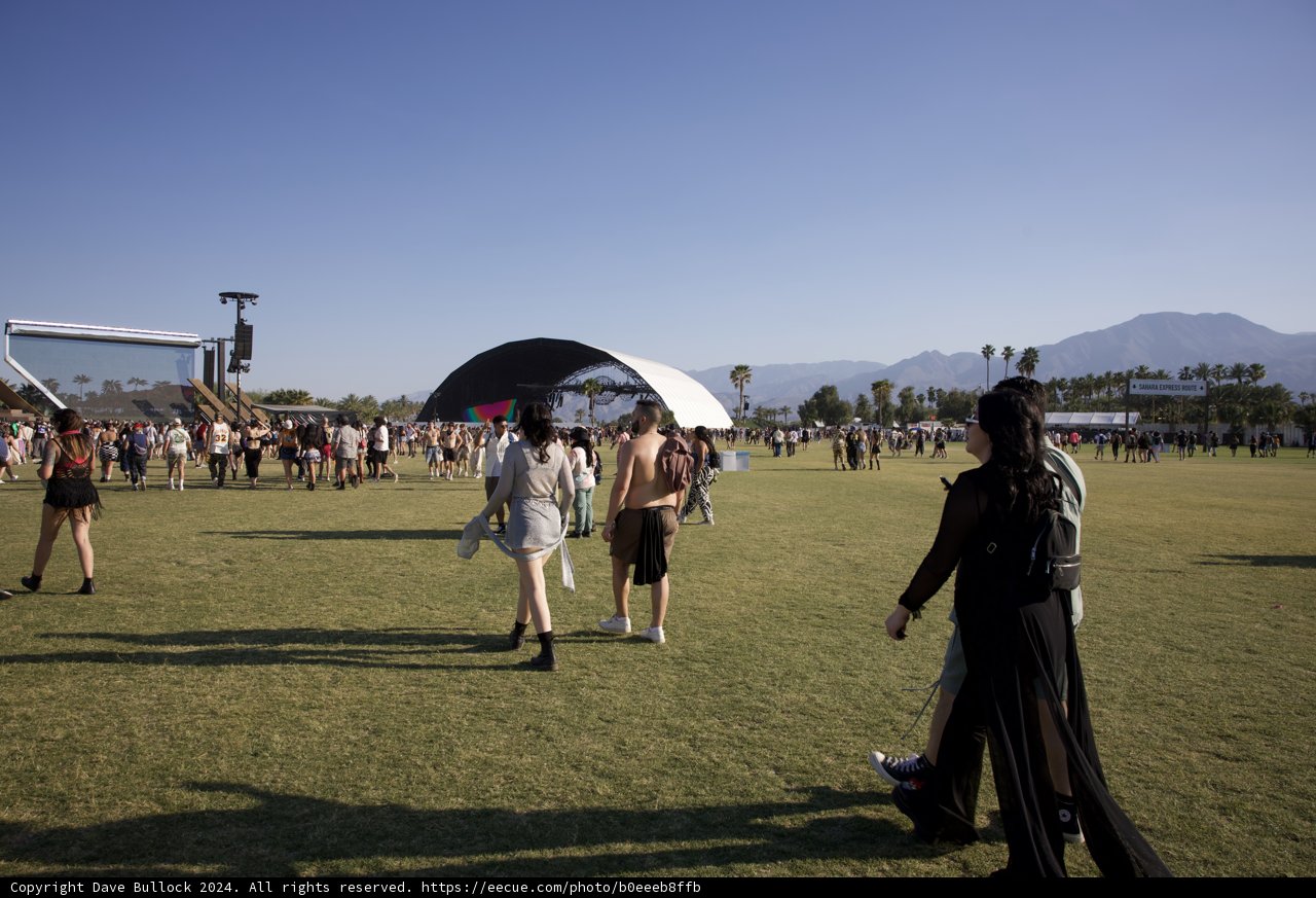 Festival Vibes: A Sunny Afternoon at Coachella 2024