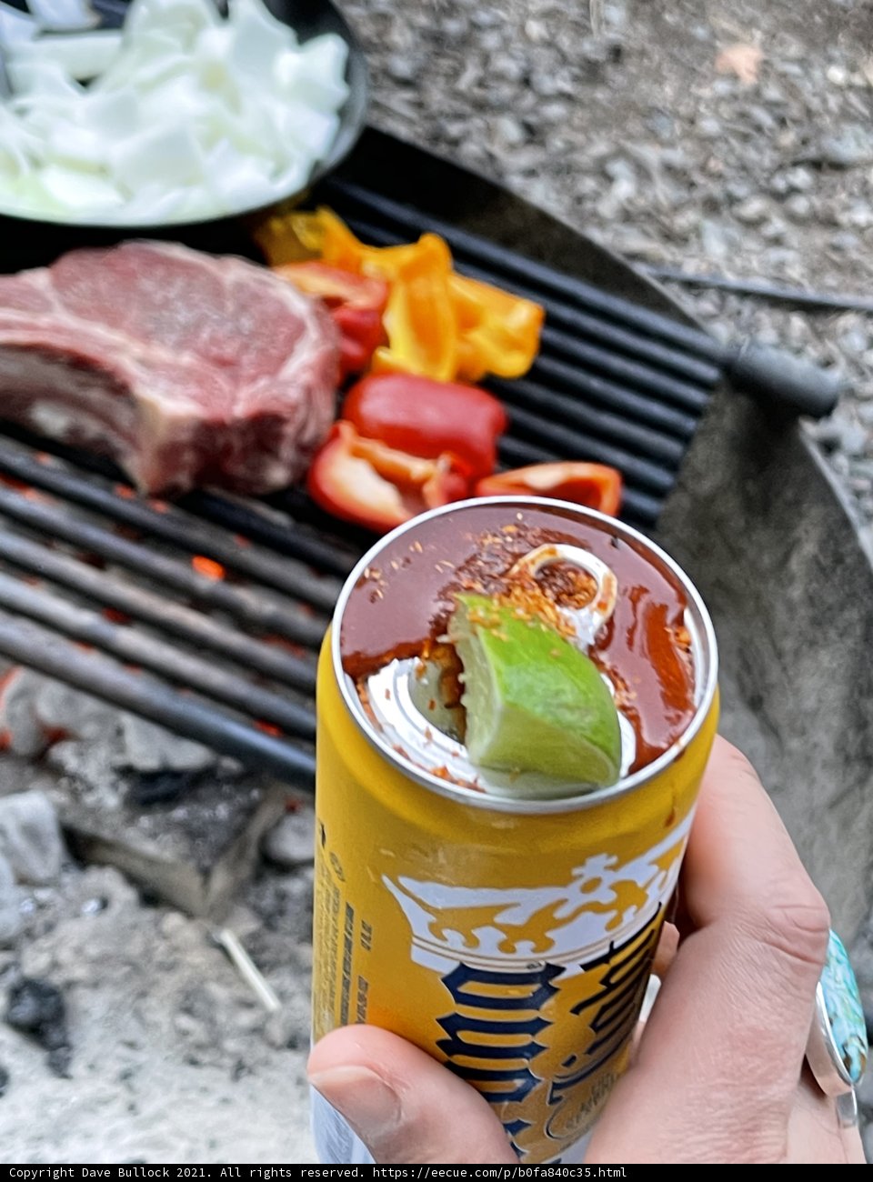 Beer and Pork on the Grill