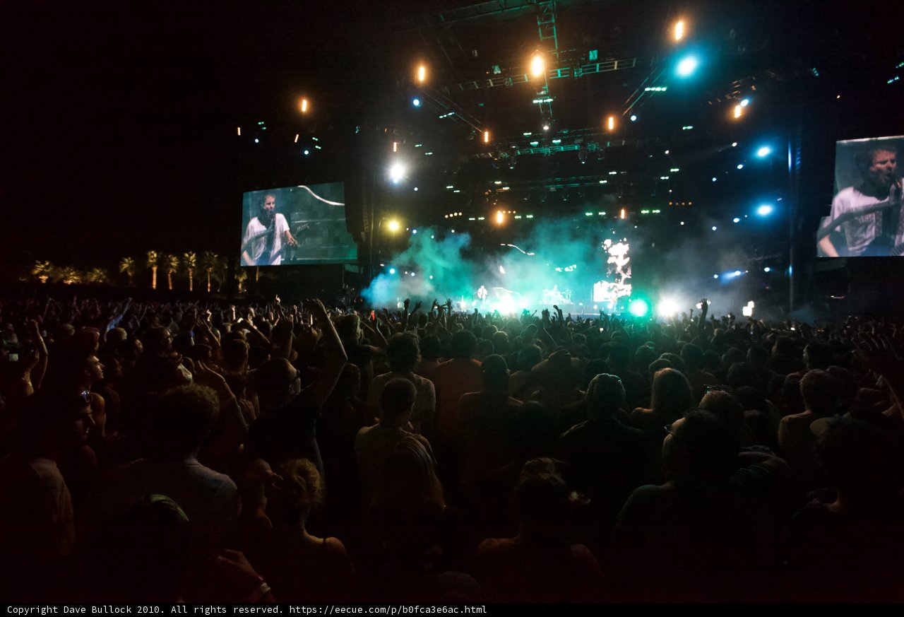 The Thrilling Concert Crowd at Coachella 2010