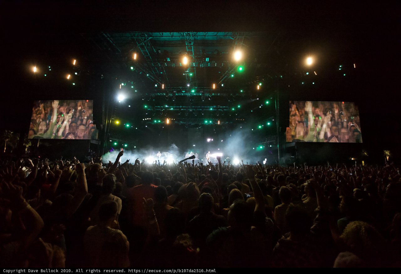 Rocking out at Coachella