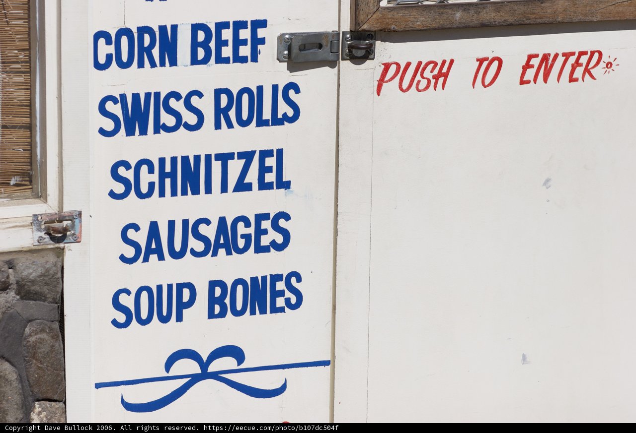 No Corn Beef Allowed