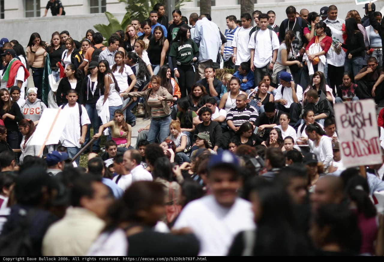 School Walkout Protest Draws Large Crowd