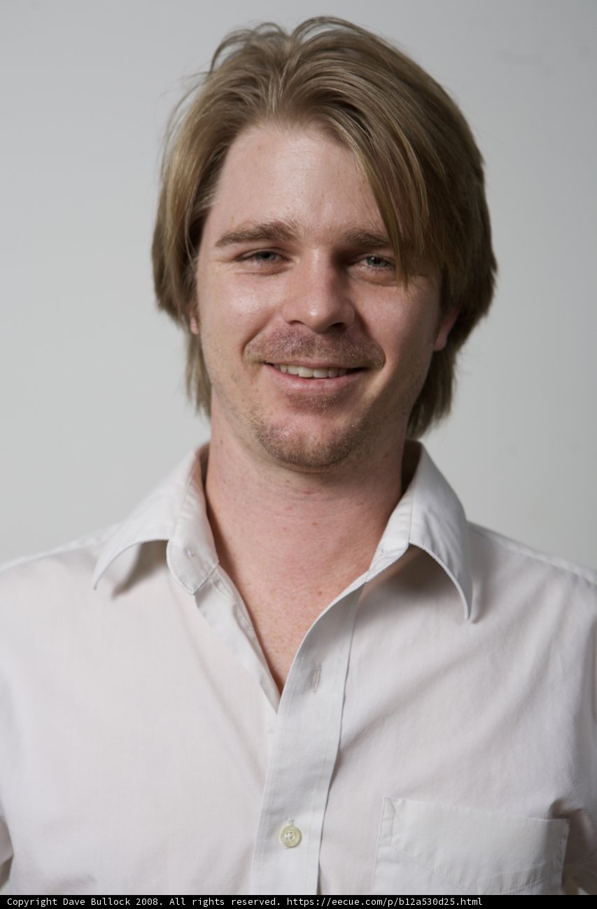 Happy Man In White Dress Shirt