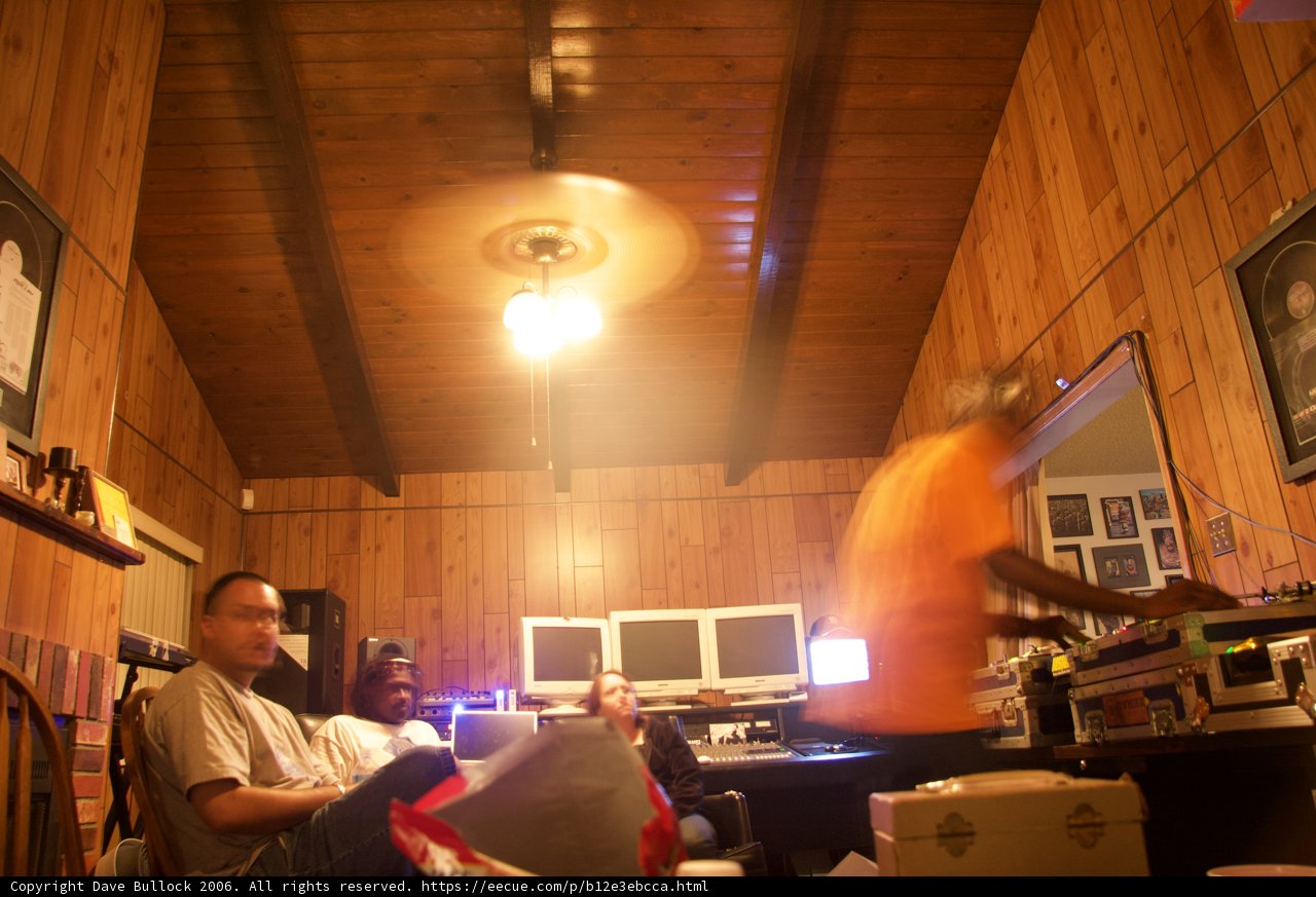 Man in an artsy interior setting